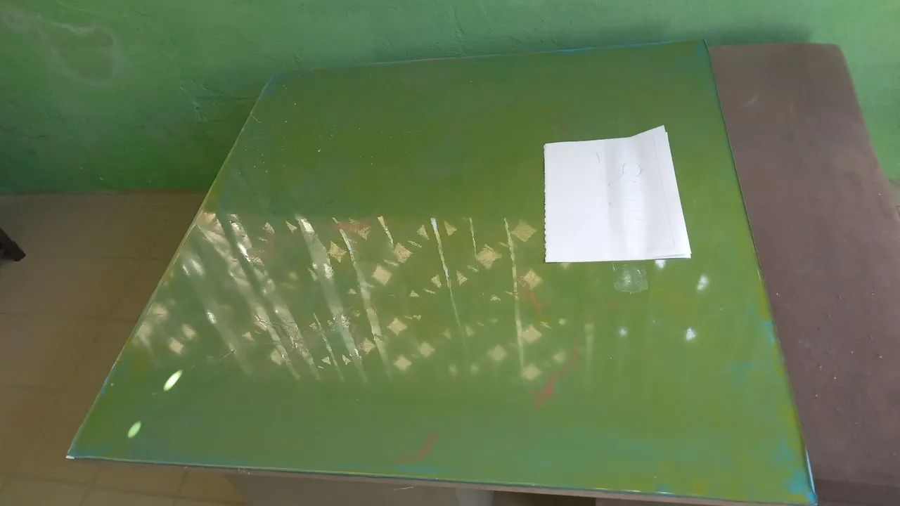 Tampão de mesa em mdf e epoxi  - Foto 2