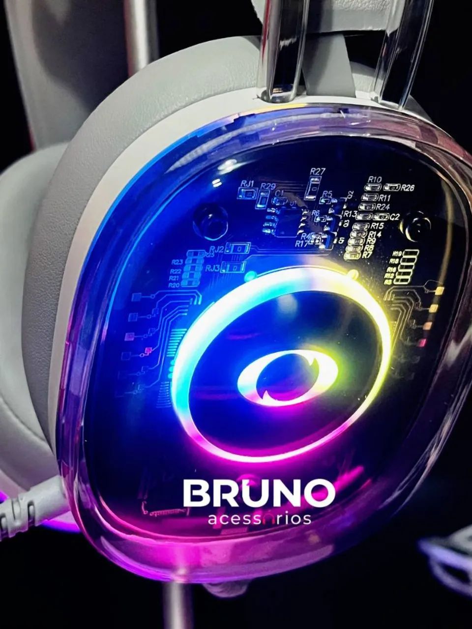 Headset gamer comédia RGB - Foto 2