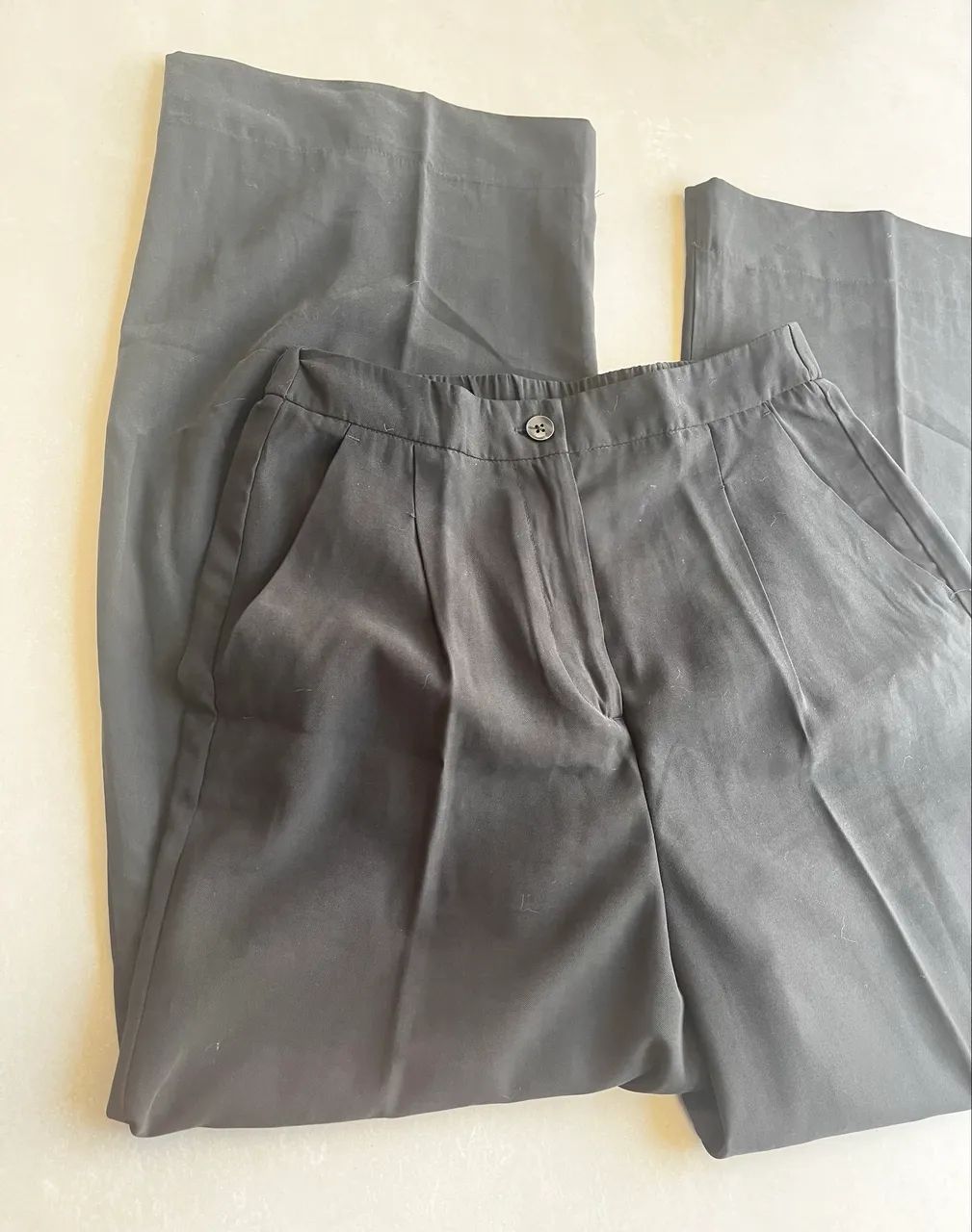 Calça pantalona preta C&A / 42 - Foto 3
