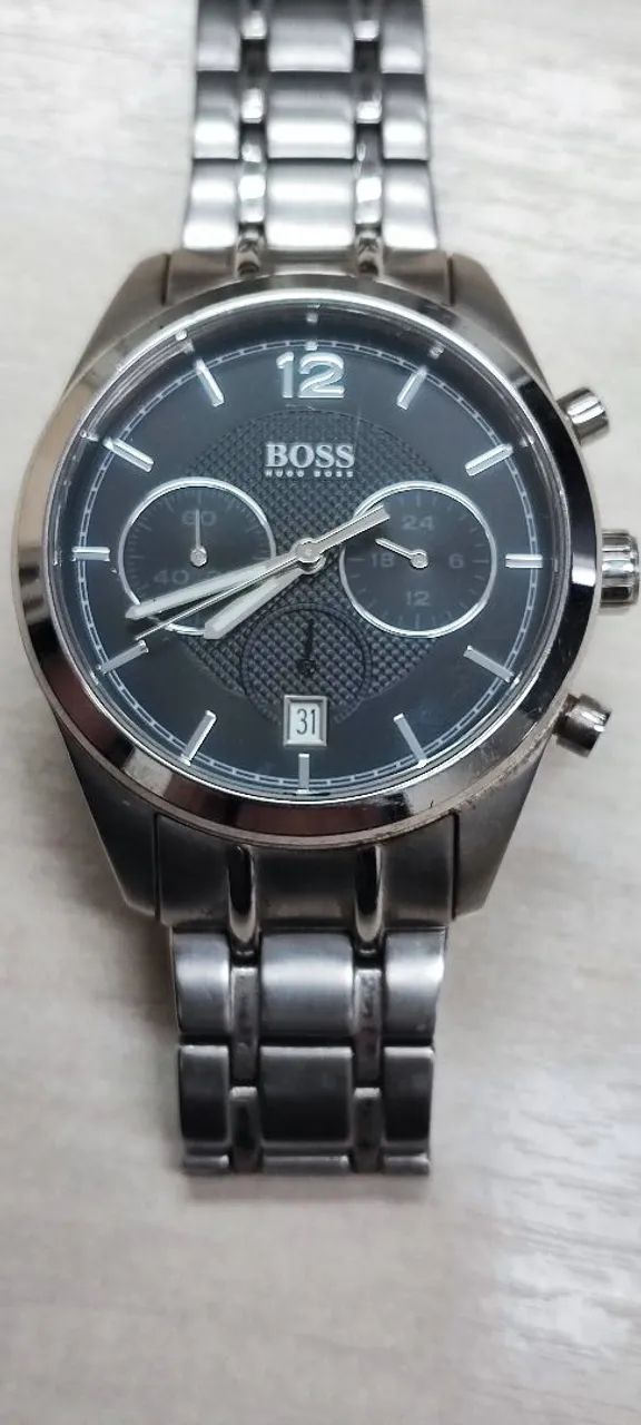 Hugo Boss Chronograph ( HB.203.1.14.2437 / Modelo 1512747) Aço