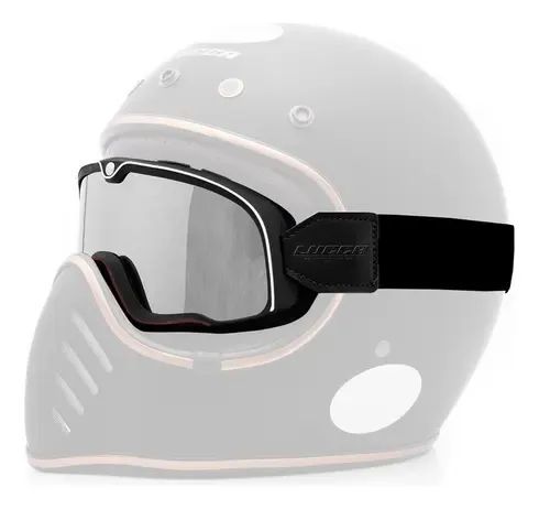 Capacete Lucca Magno X Glossy blue + 1 Óculos Silver original - Foto 2