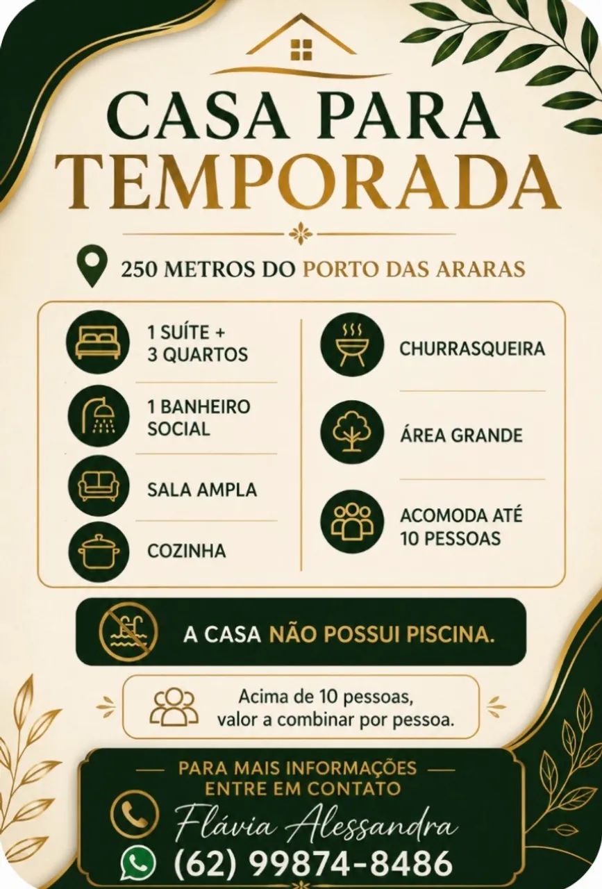 Casa veraneio Aruanã Go - Foto 2