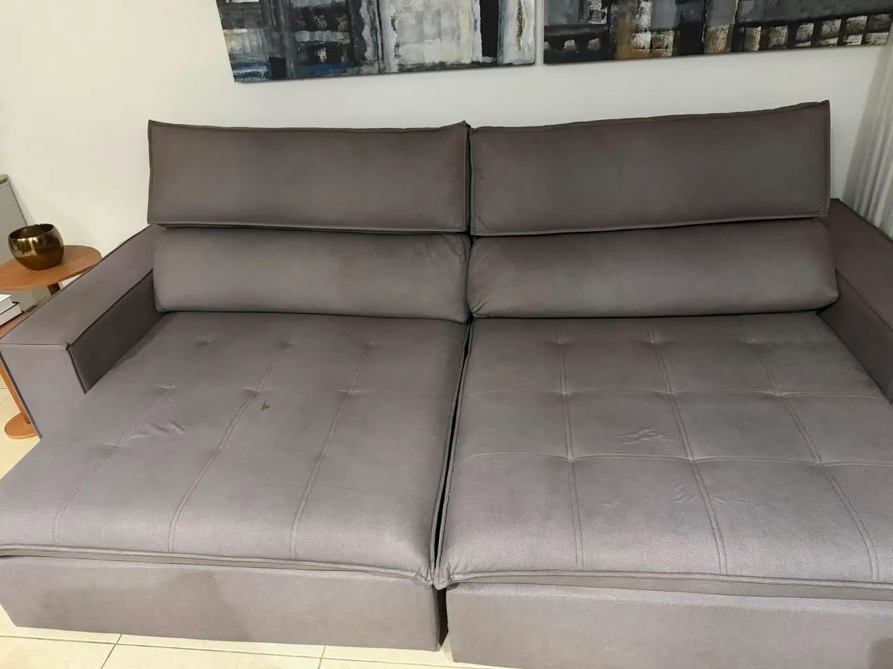 Lindo sofá de 4 lugares...