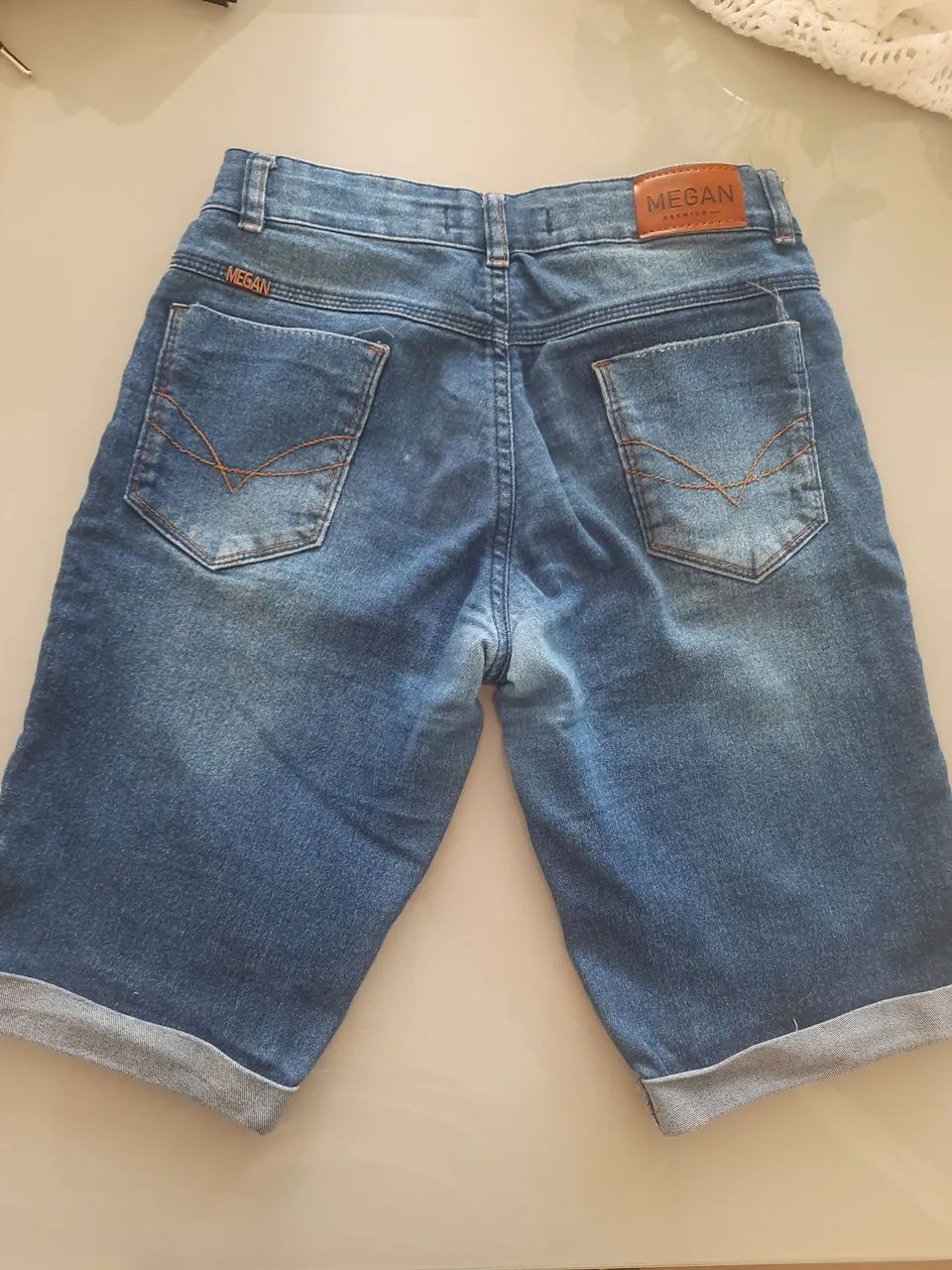 Bermuda Jeans Infantil -14 anos - Foto 2