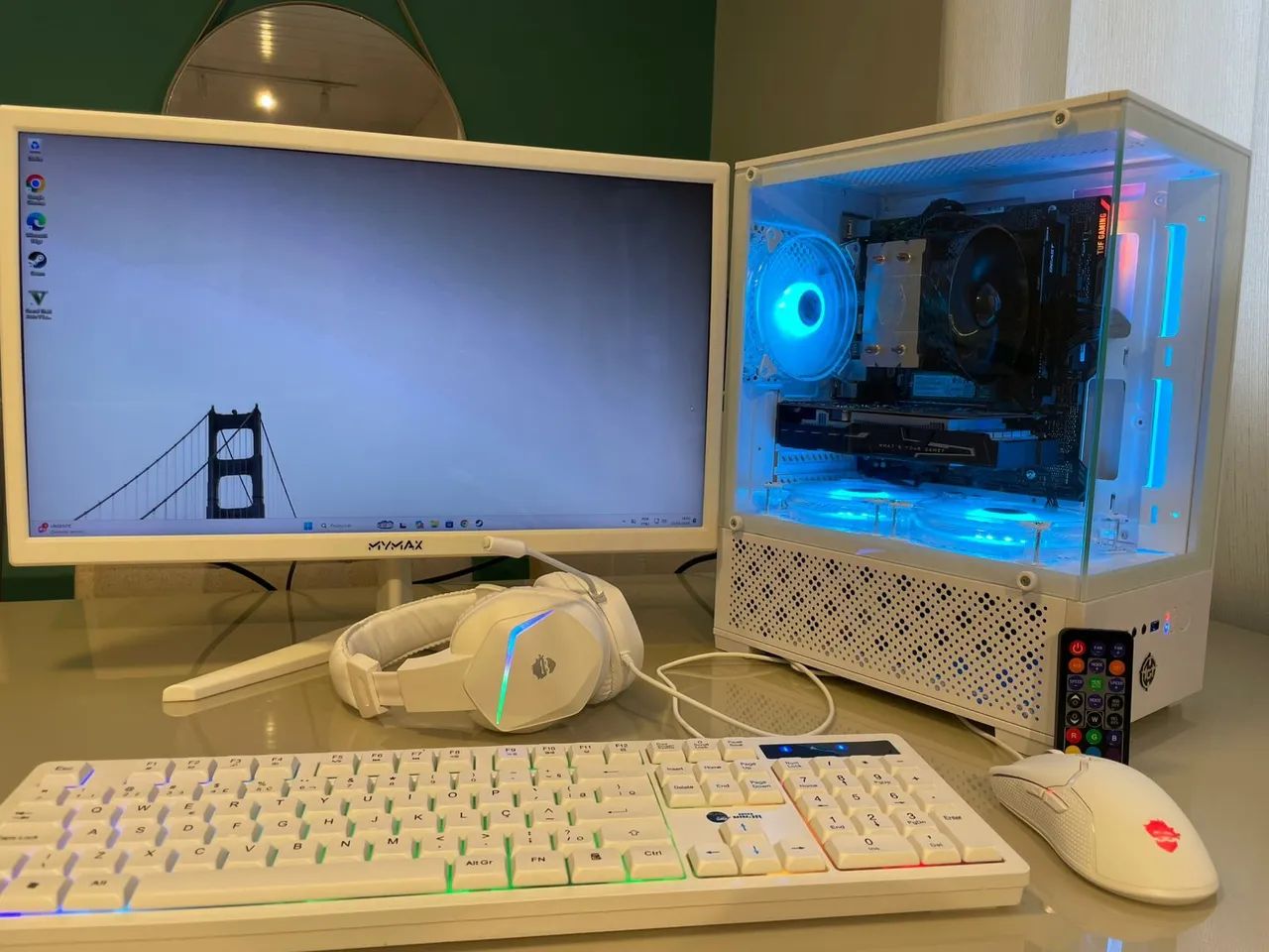 Pc gamer completo, intel i5, GTX 1650 4GB, 16GB RAM, NVME, MONITOR 75HZ, aceito cartão  - Foto 4