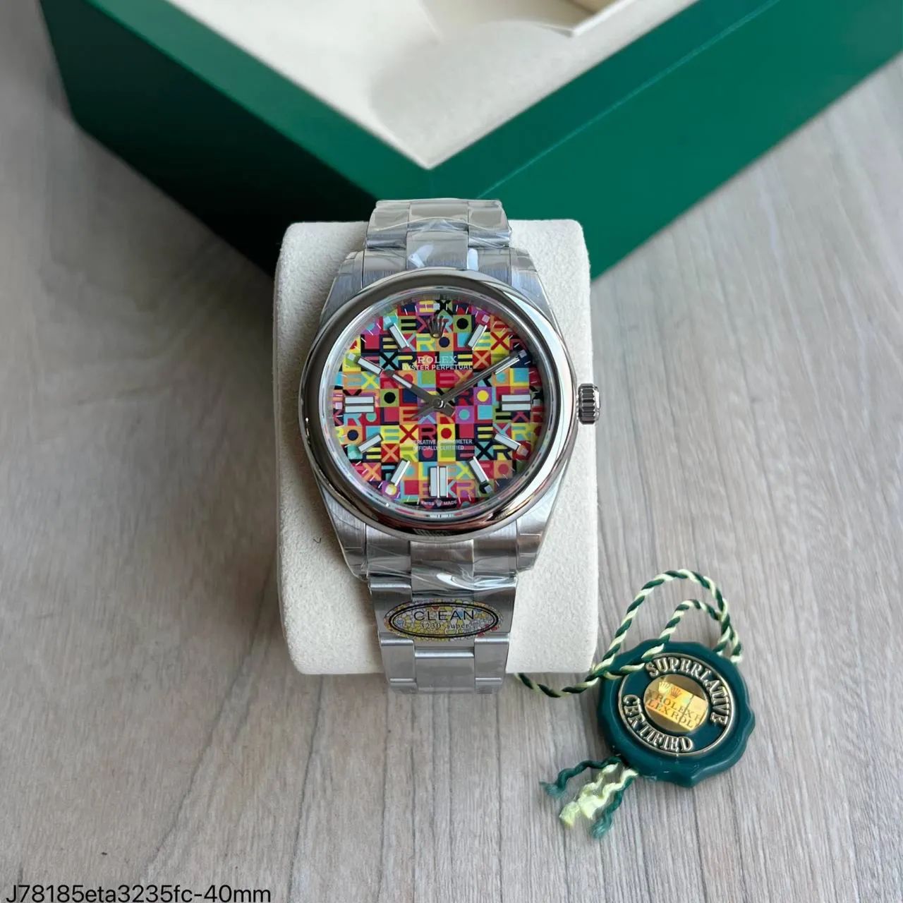 Relógio pôster perpetual 2026 celebration Eta