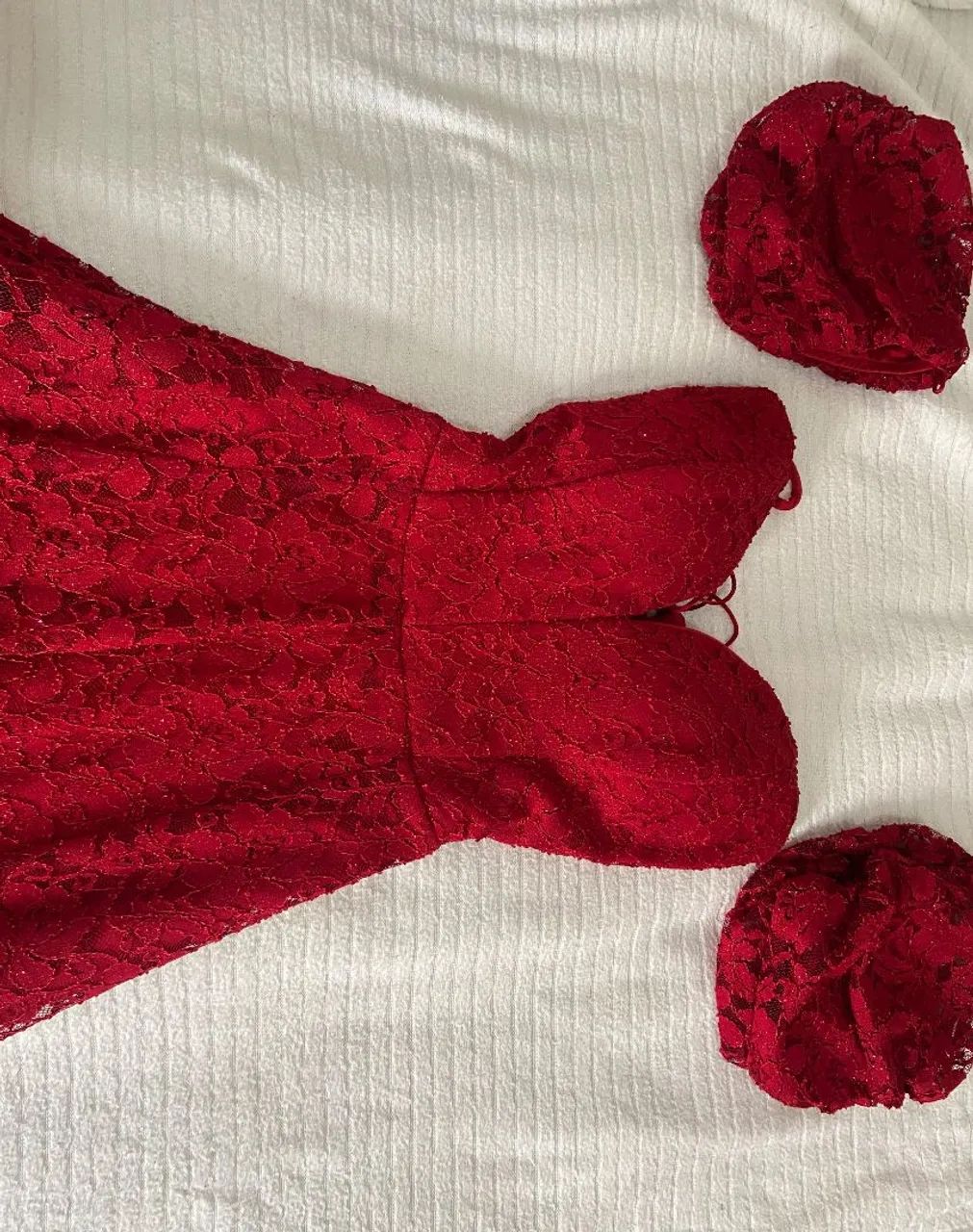 VESTIDO LONGO VERMELHO LINDO - Foto 3