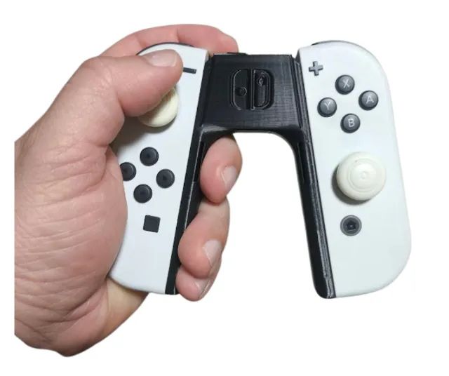 Grip Suporte Compacto compatível com Joy-Cons Nintendo Switch - Foto 4