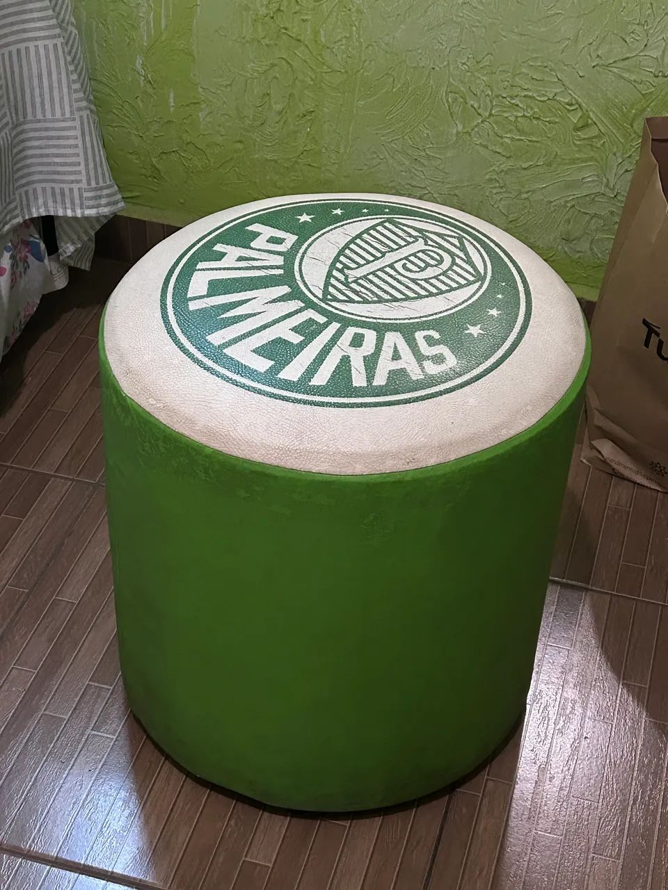 Puff Palmeiras redondo 40x40cm