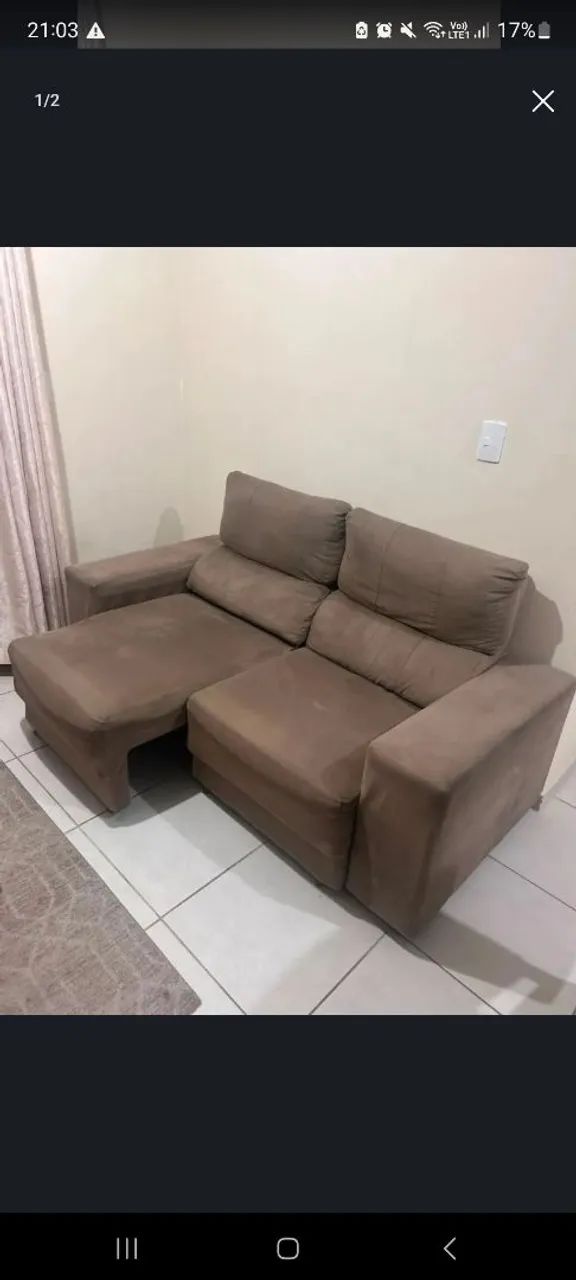 Sofá retrátil 2 lugares - Foto 2