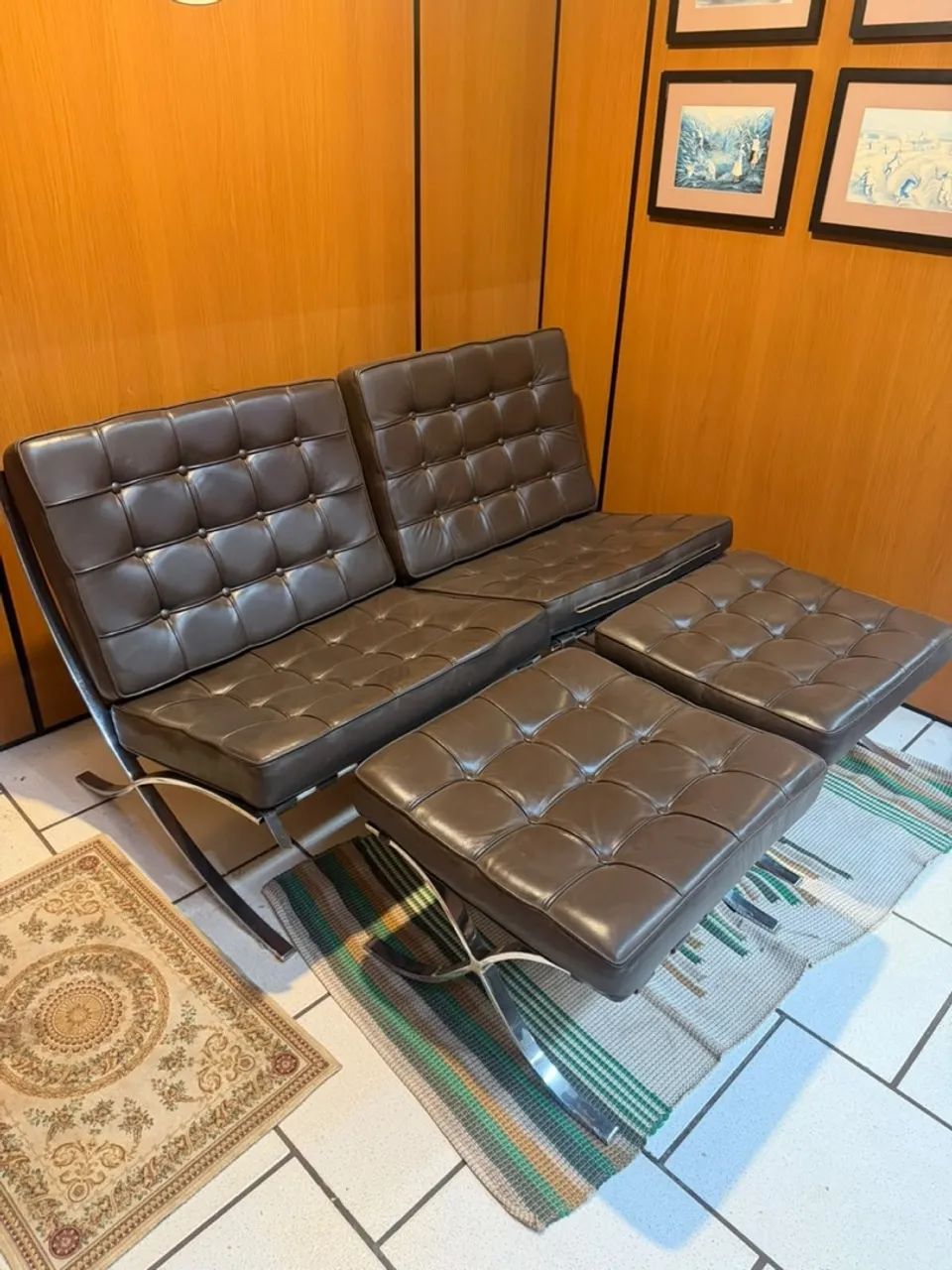 POLTRONA BARCELONA COM BANCO  