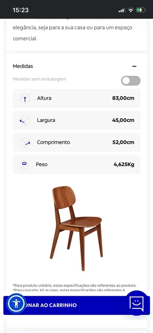 Jogo de mesa e cadeiras Tramontina - Foto 5