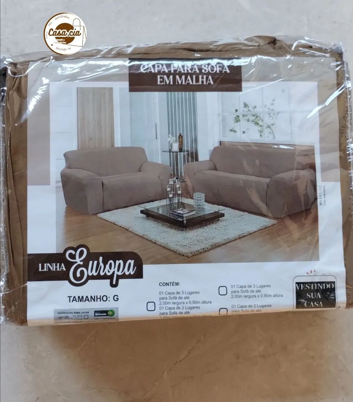 Capa de sofá ligadinha