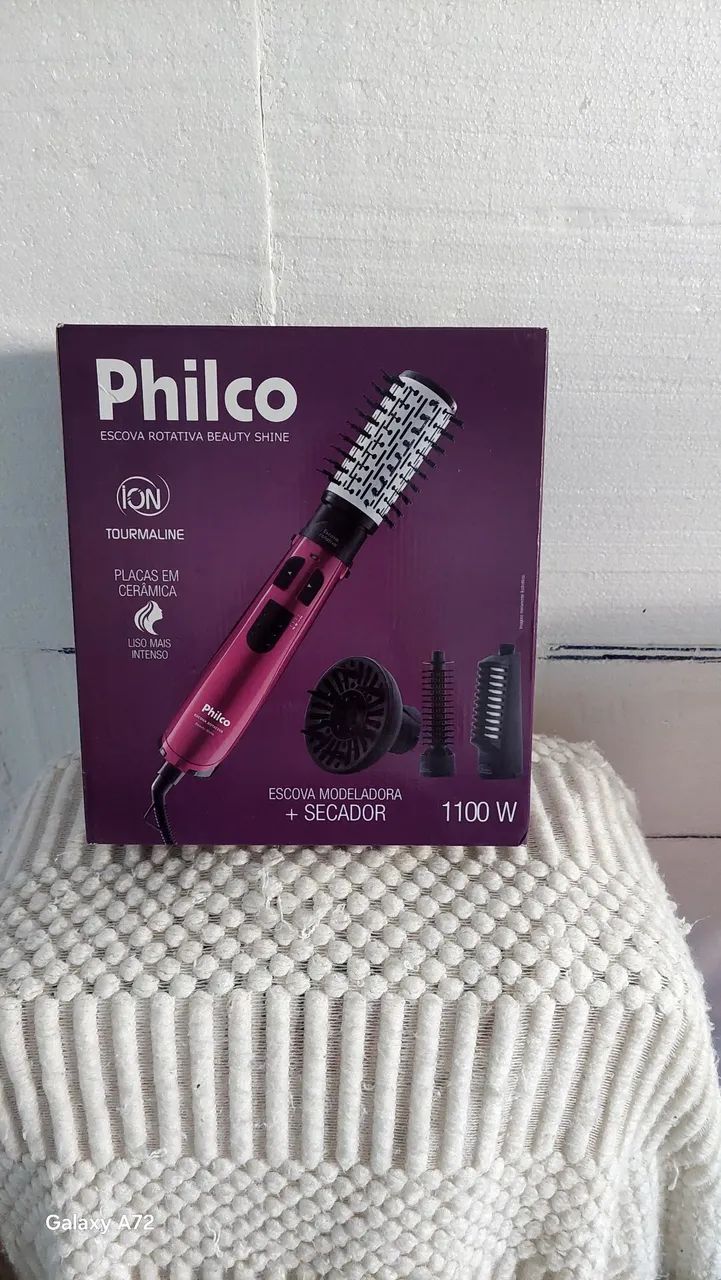 Escova rotativa philco giratoria alisadora  - Foto 2