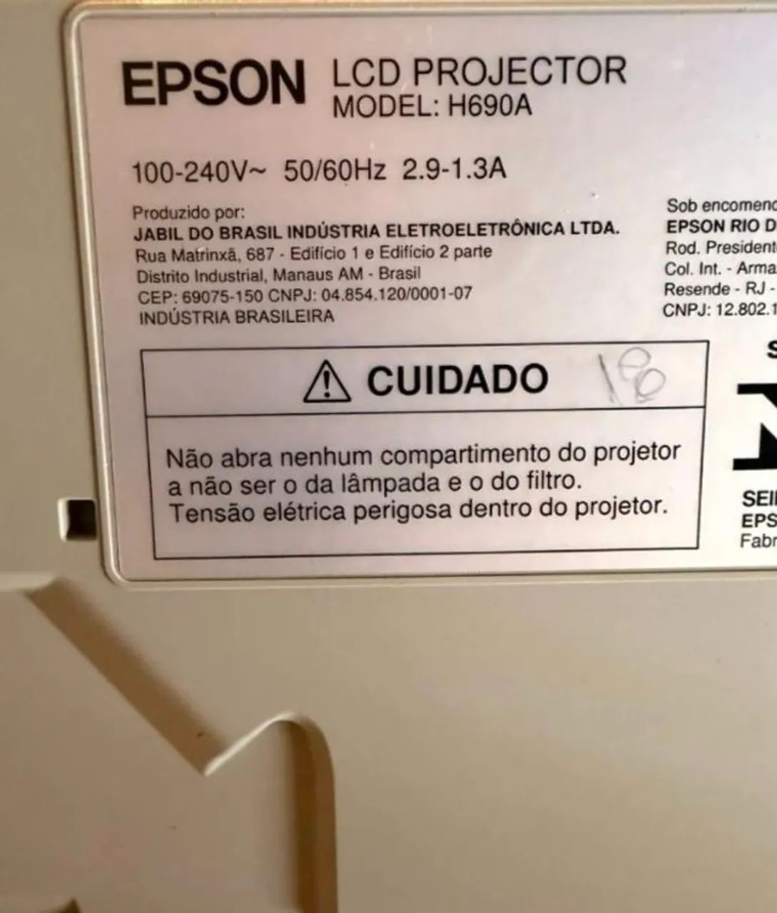 Projetor Epson PowerLite W29, 3000 Lúmens, WXGA - Foto 5