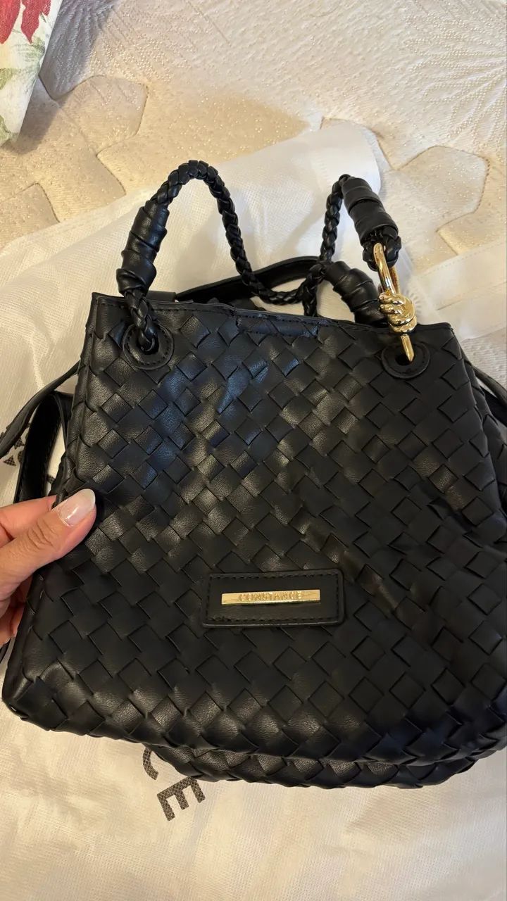 Bolsa preta constance  - Foto 4