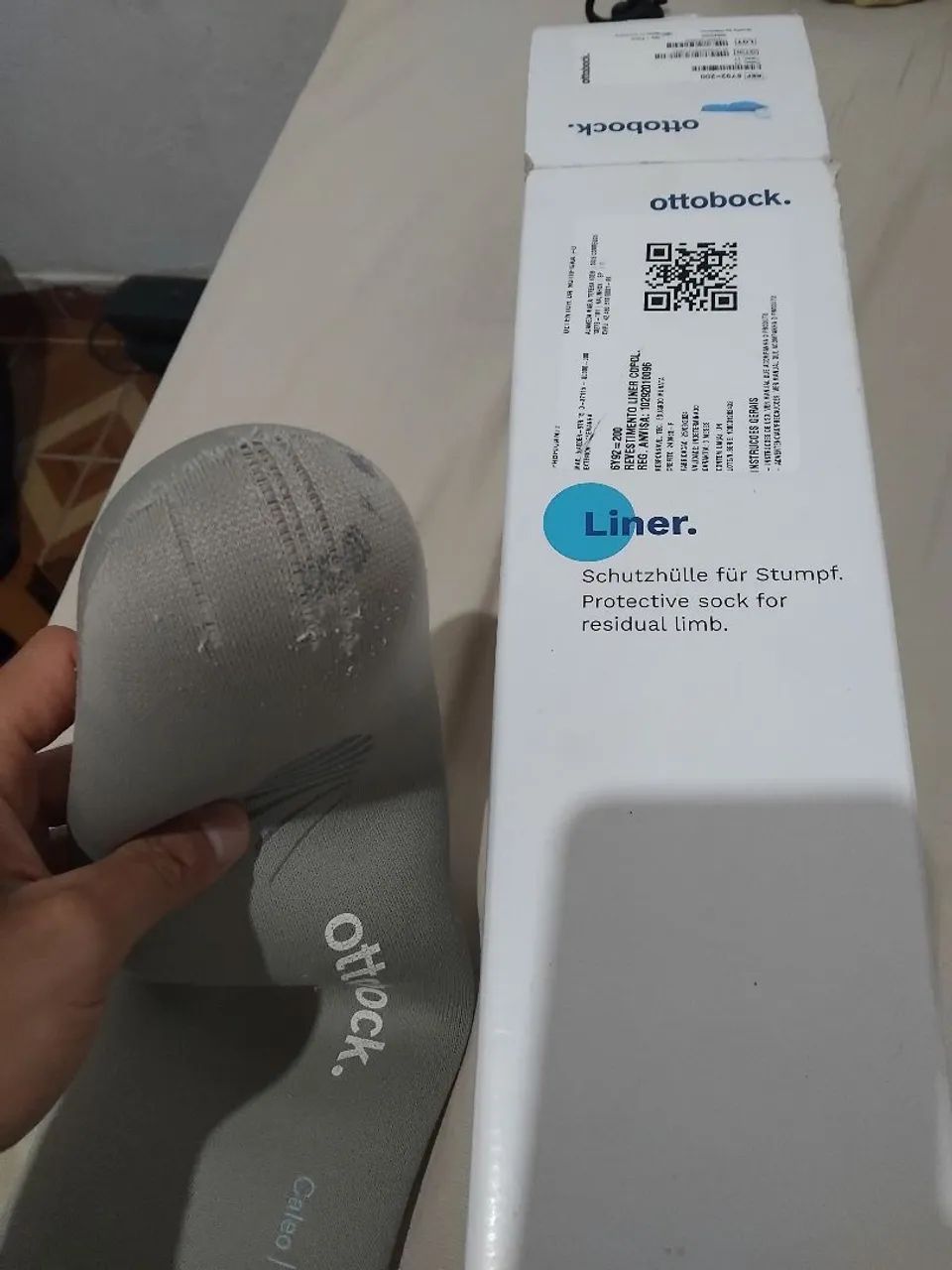 Liner meia para coto, amputação - Foto 4