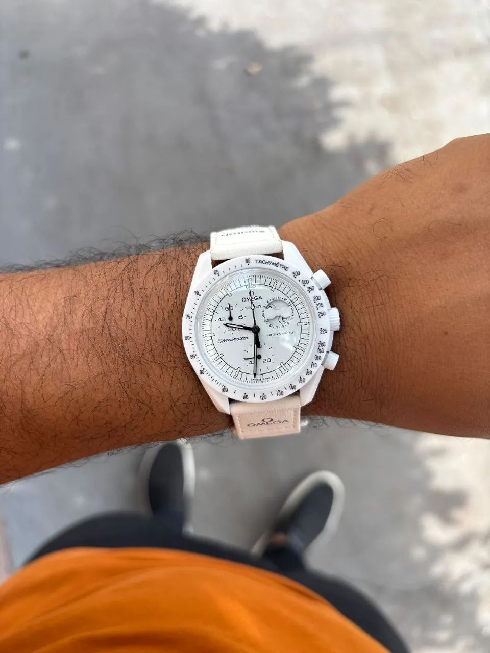 Relógio Omega Speedmaster MoonSwatch 