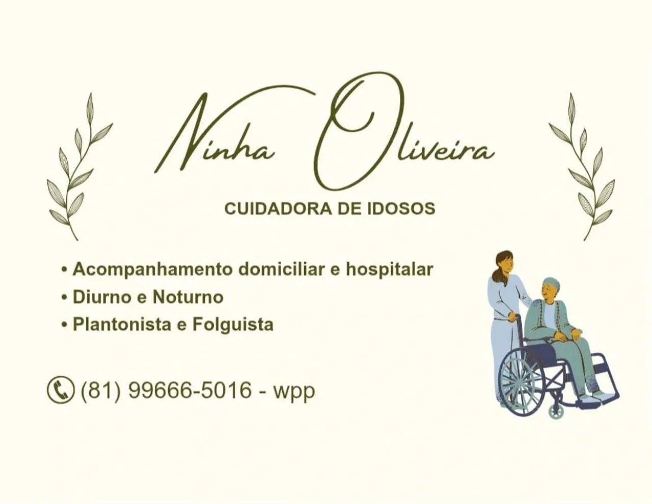 Técnica em Enfermagem/Cuidadora de idosos