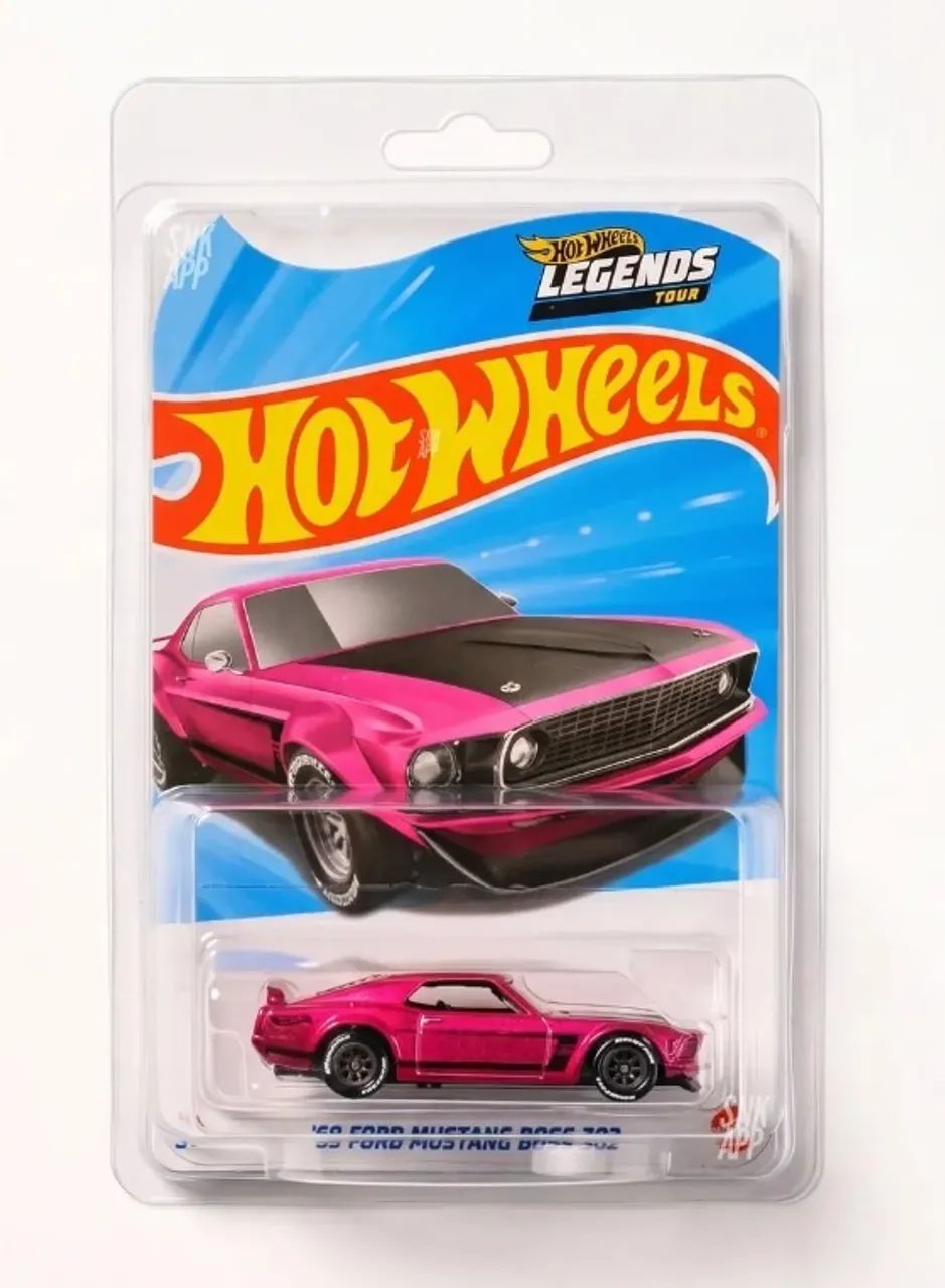 Hot Wheels Legends Tour - 69 Ford Mustang Boss 302 C/ Protetor