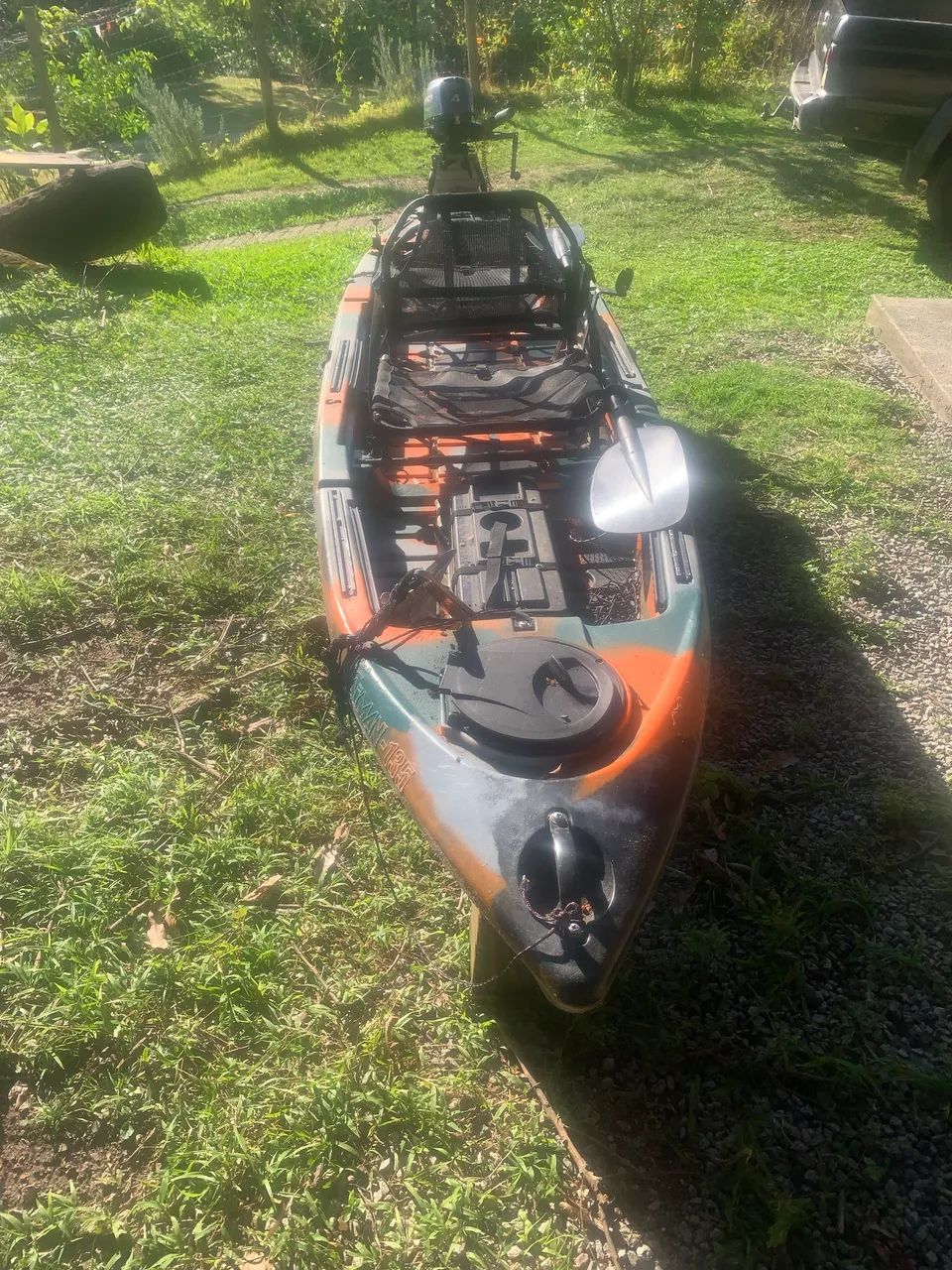 CAIAQUE DE PESCA + MOTOR 4 HP - COMPLETO - Foto 2