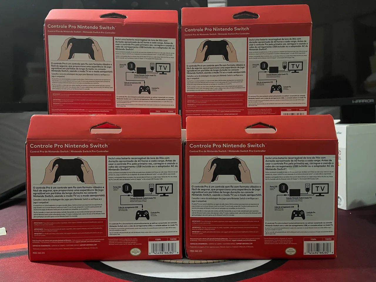 PRO Controle para Nintendo Switch Oficialmente novos na caixa - Foto 5