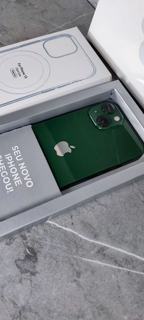 iPhone 13 seminovo verde 128GB - Foto 2