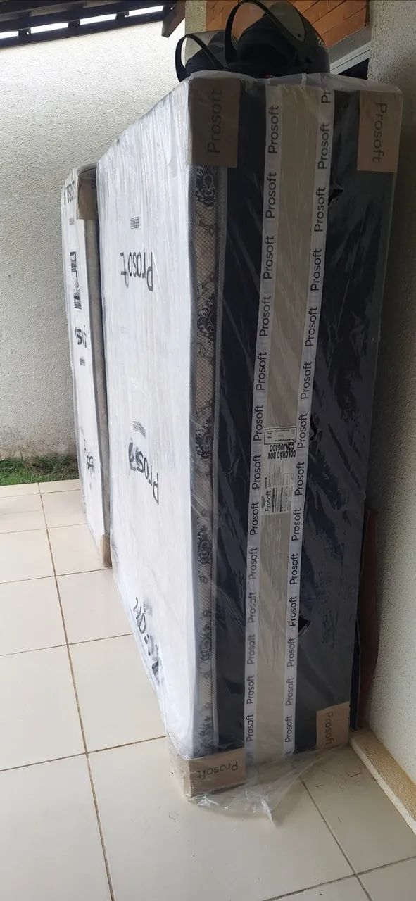 cama box. 12cm espuma.  premium 
