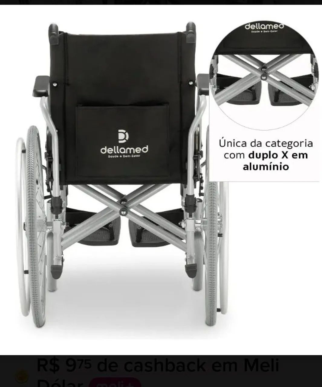 Cadeira de rodas semi nova