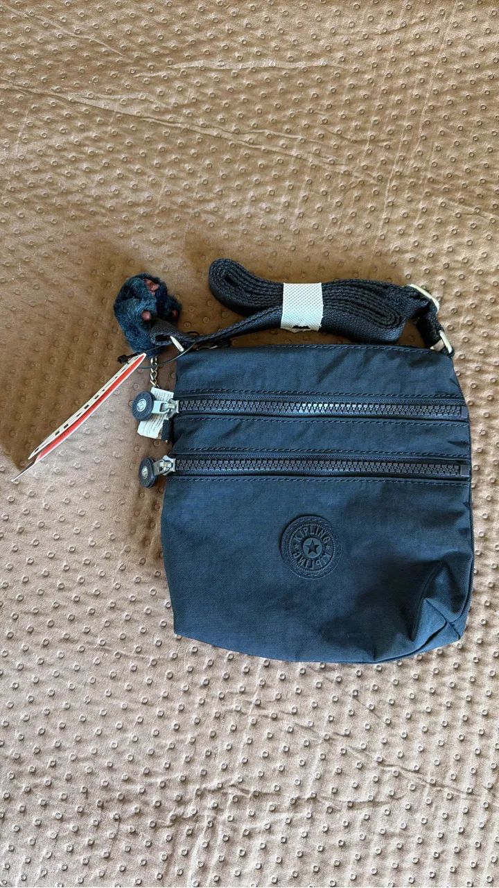 Bolsa Kipling ORIGINAL azul marinho - Foto 2