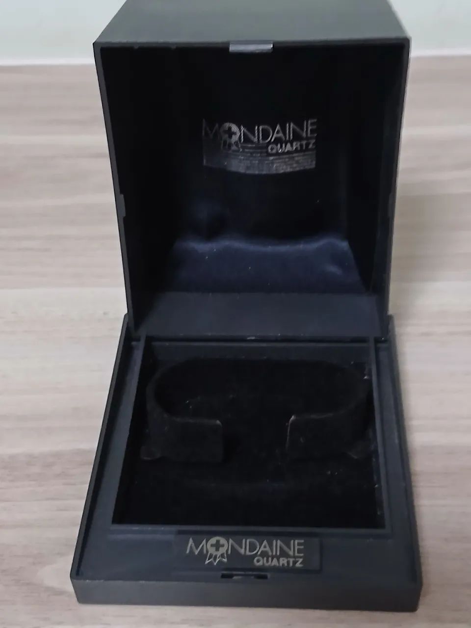 ESTOJO ORIGINAL DE RELÓGIO MONDAINE QUARTZ DA DÉCADA DE 70 - Foto 5