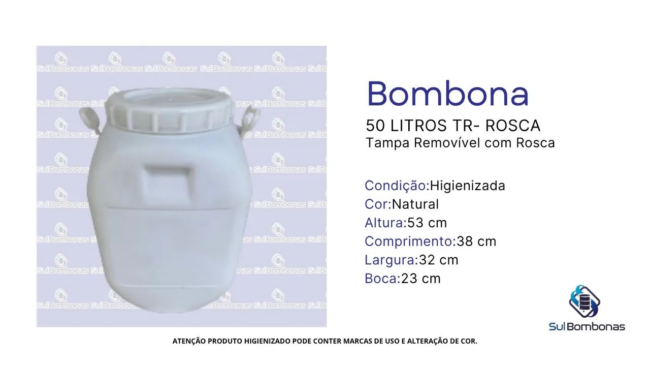 BOMBONA 50 LITROS TR-ROSCA - Foto 2