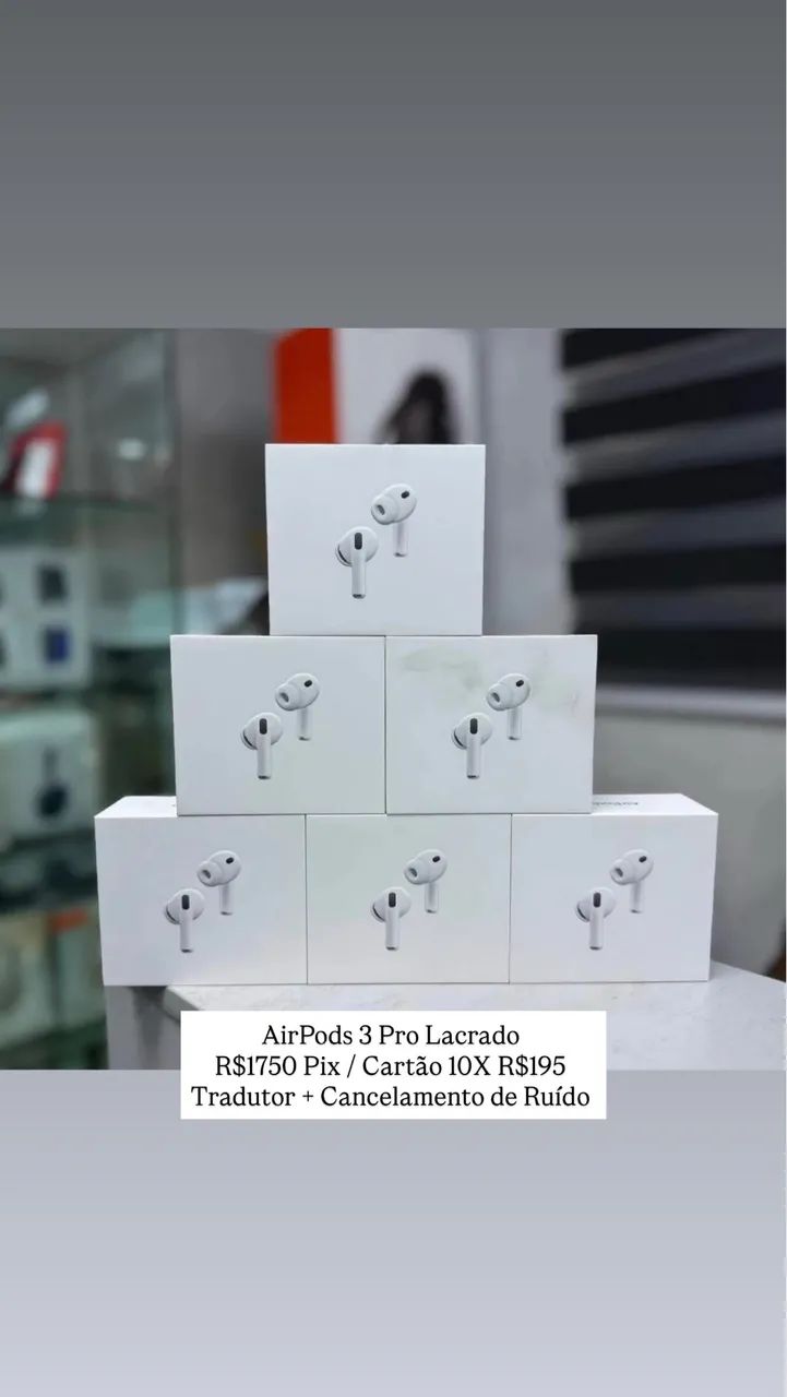 【らっぱー】AirPods Pro Fones de ouvido Apple Airpods PRO 3 Gen - VTR Imports