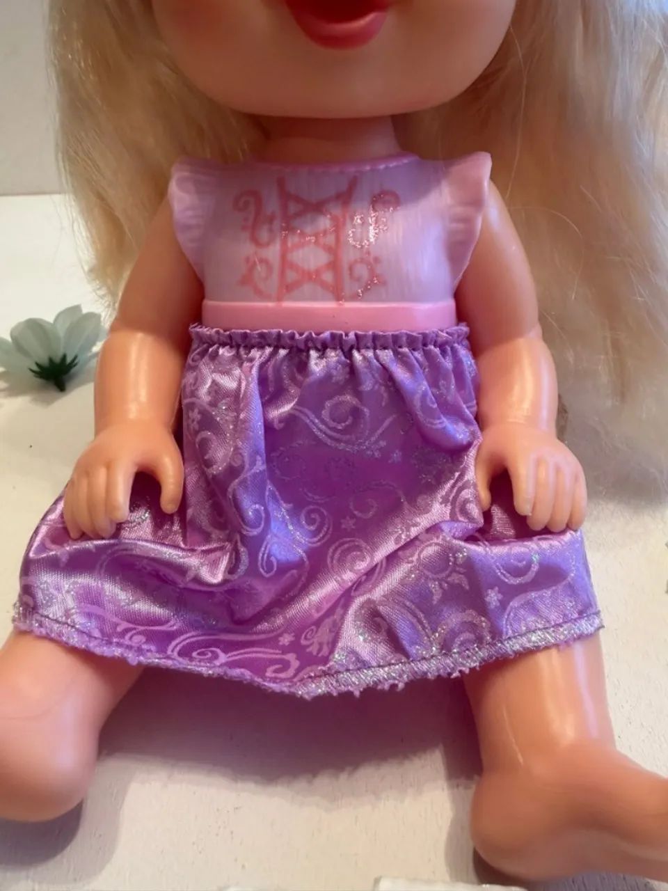  BONECA BABY RAPUNZEL JAKKS PACIFIC 29 CM - Foto 5