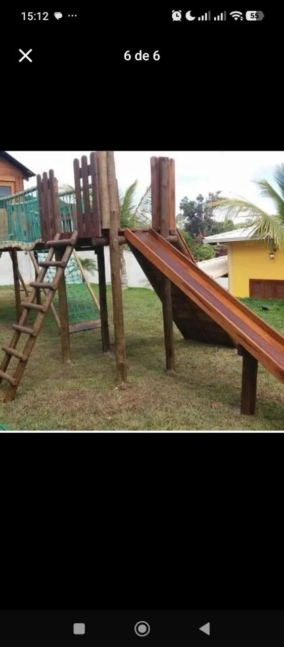 Playground completo com casinha suspensa  - Foto 2