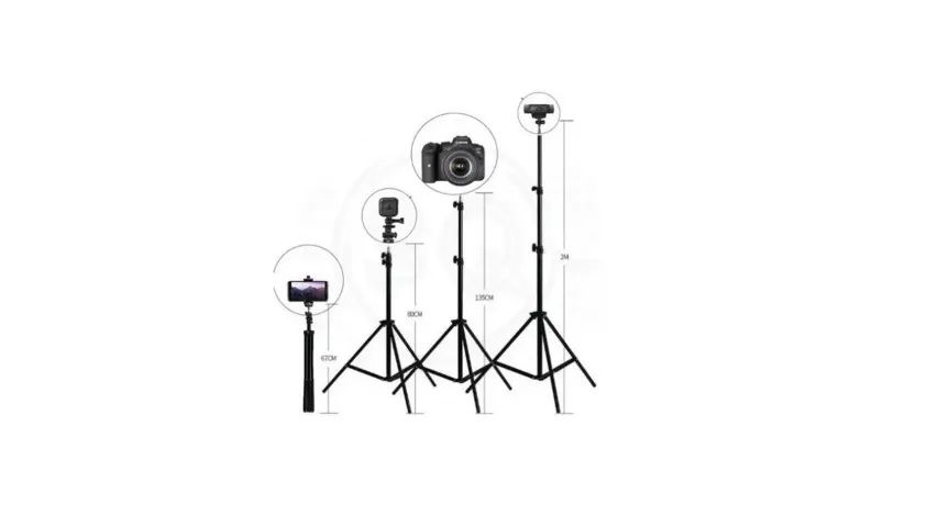 Tripé Profissional It-Blue LE-3624 2m P/ Câmera e Celular Ring Light - Foto 2