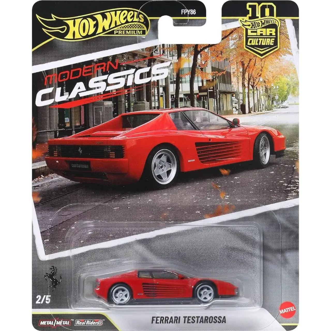 Hot Wheels Ferrari F512M Testarossa Estilo Miami Vice - Hobbies e