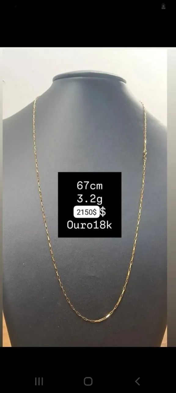 Corrente ouro18k! Chamar se tiver real interesse