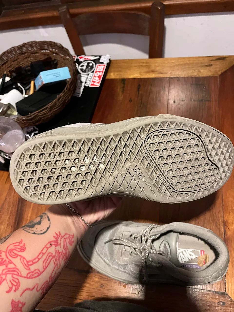 tênis vans wavye cinza - Foto 5