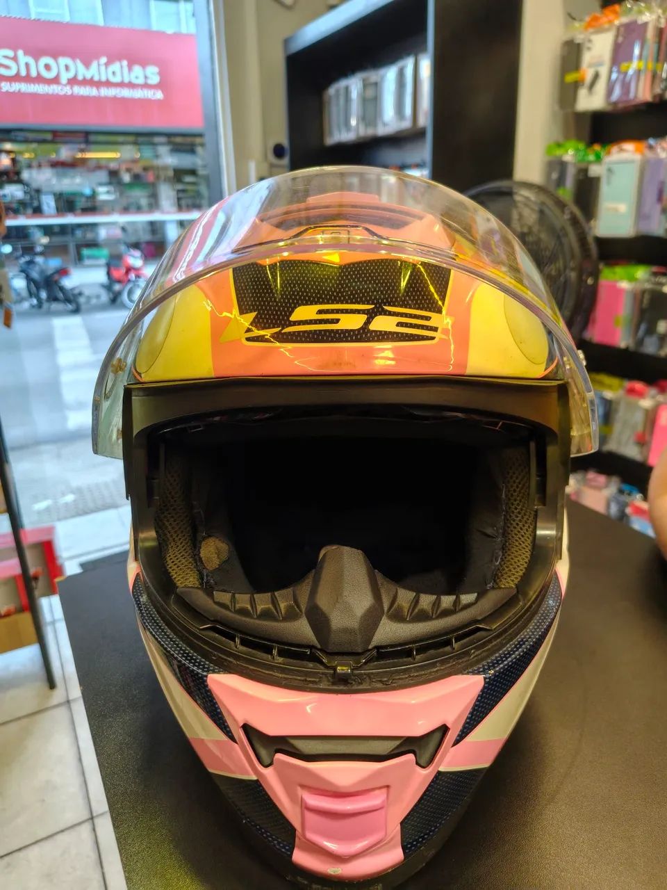 LS2 Storm FF800 Rosa  - Foto 5
