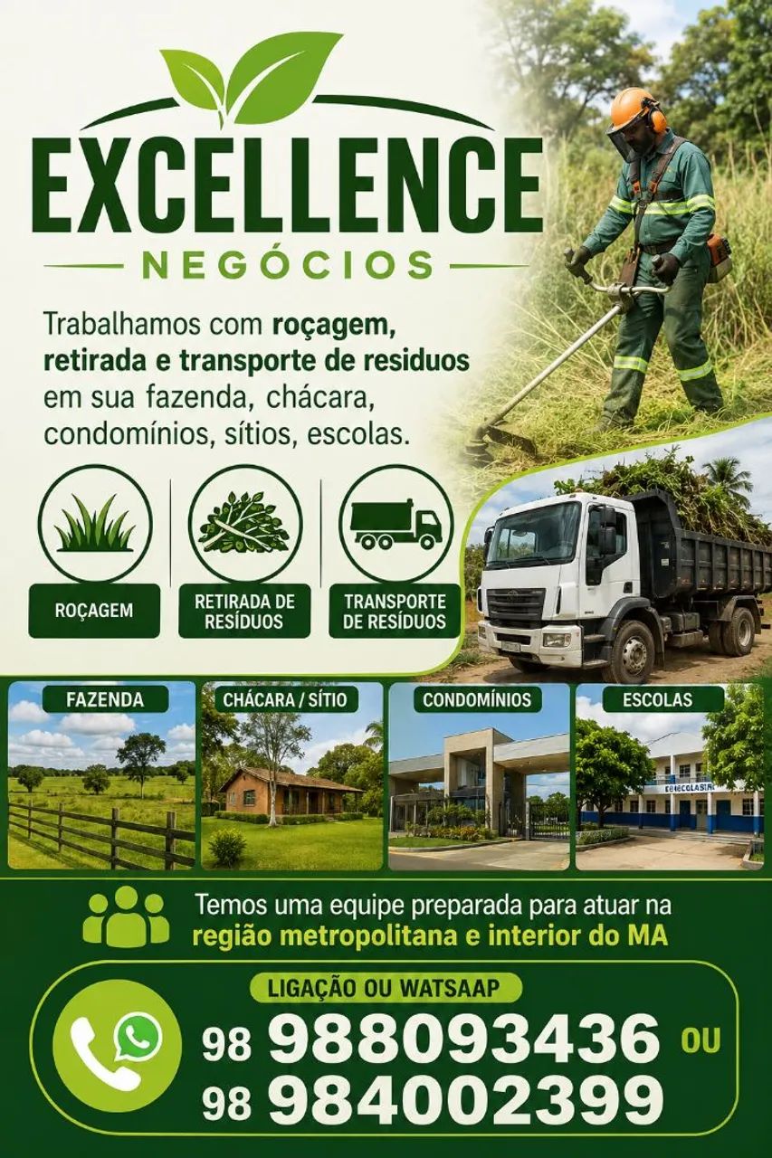 FAZEMOS ROÇAGEM COM ROÇADEIRAS 
