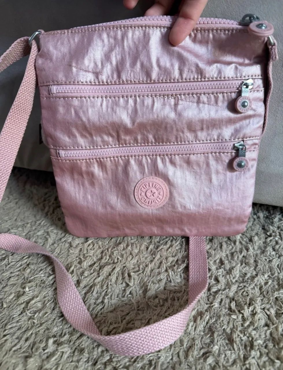 Bolsa kipling original - rosa  - Foto 2