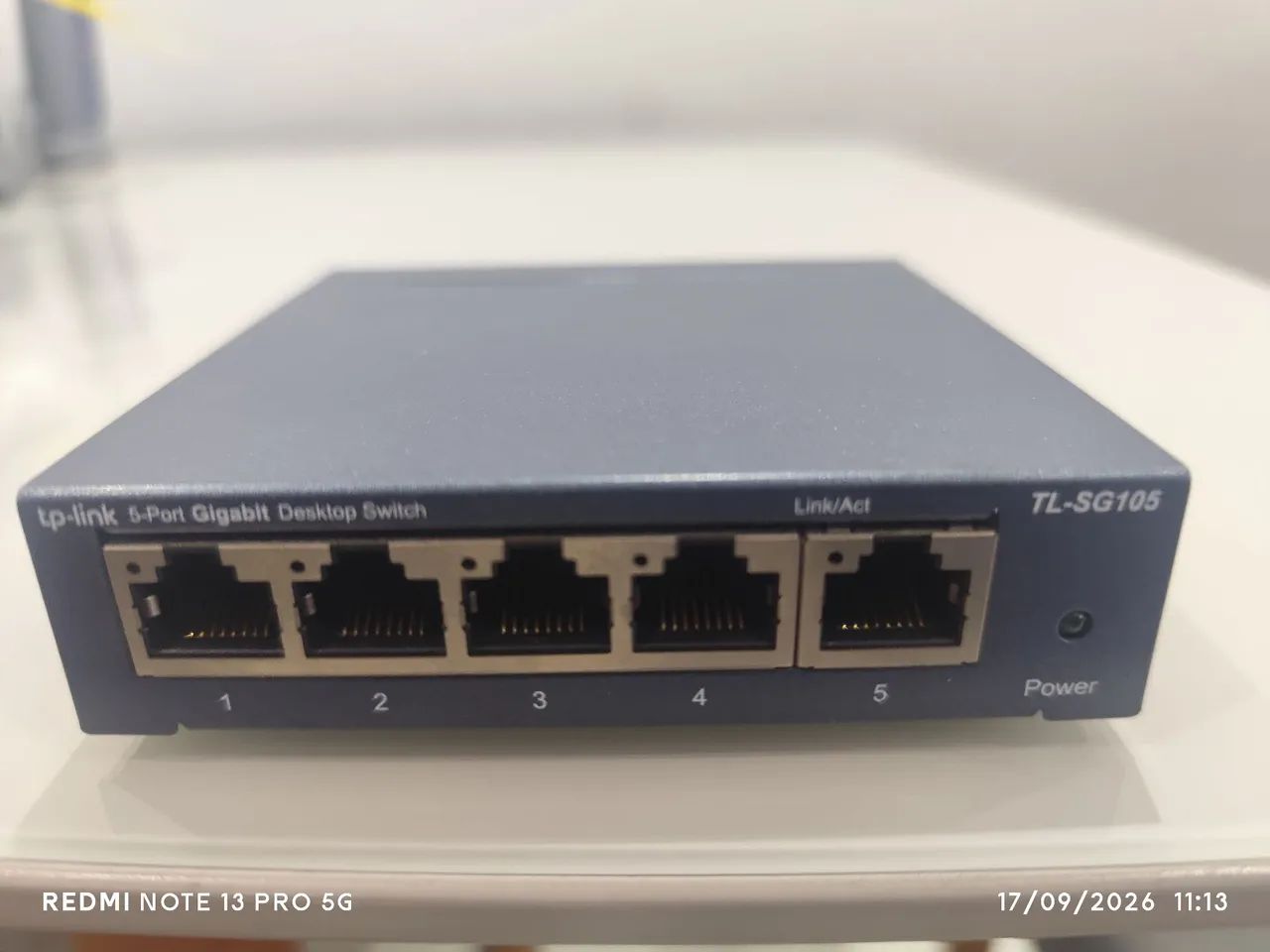 Switch Desktop TP-Link TL-SG105, Gigabit, 5 Portas