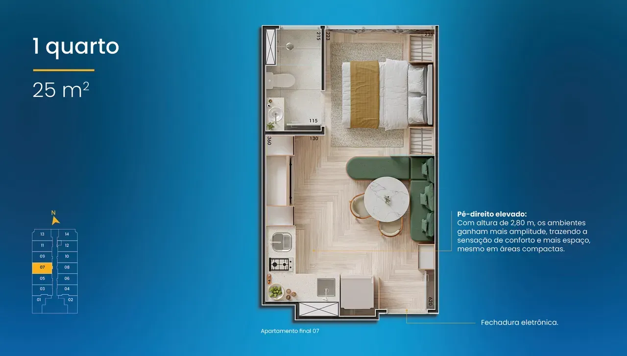 PLANTA 25m²