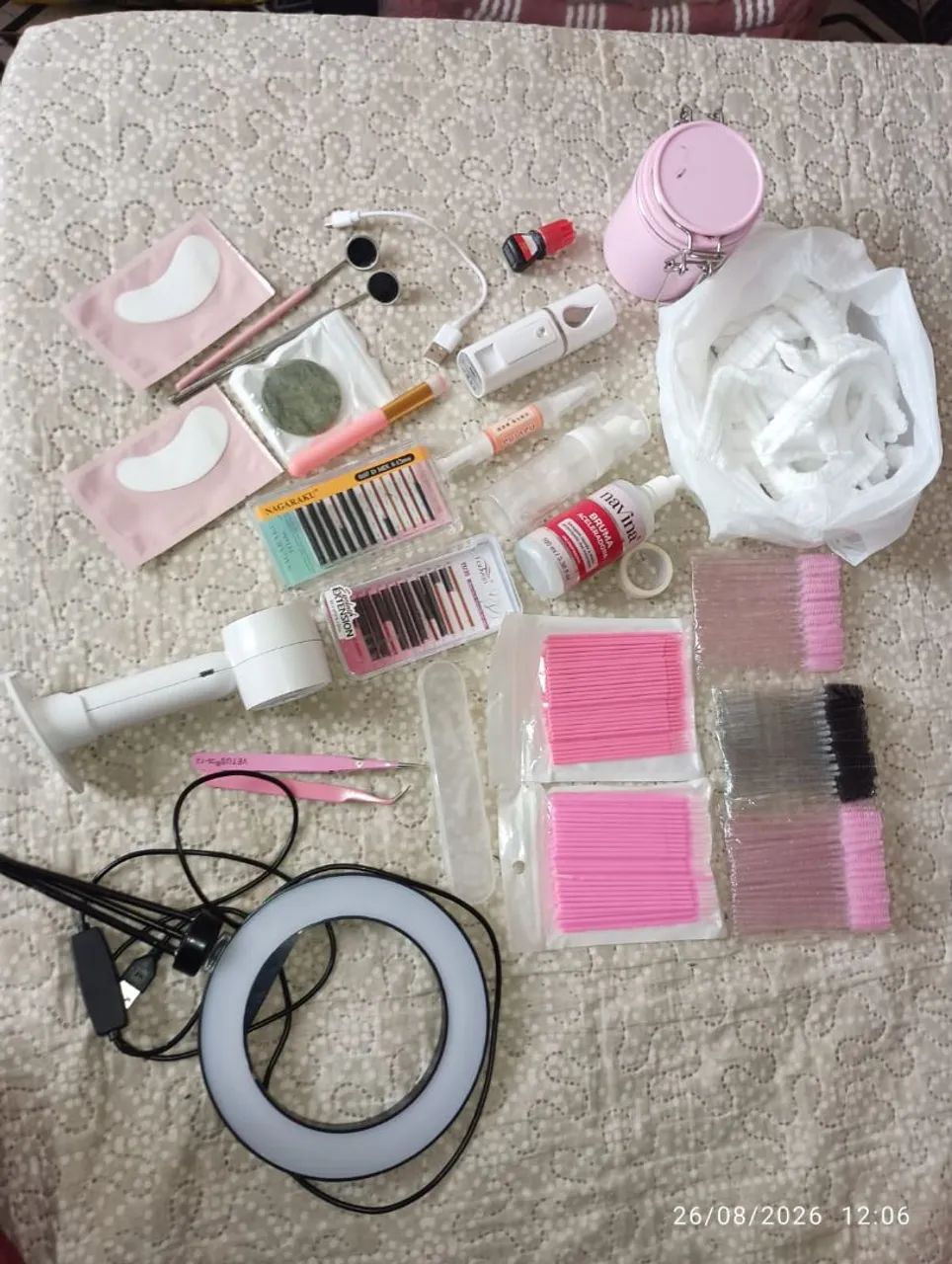 Kit extensão de cílios 