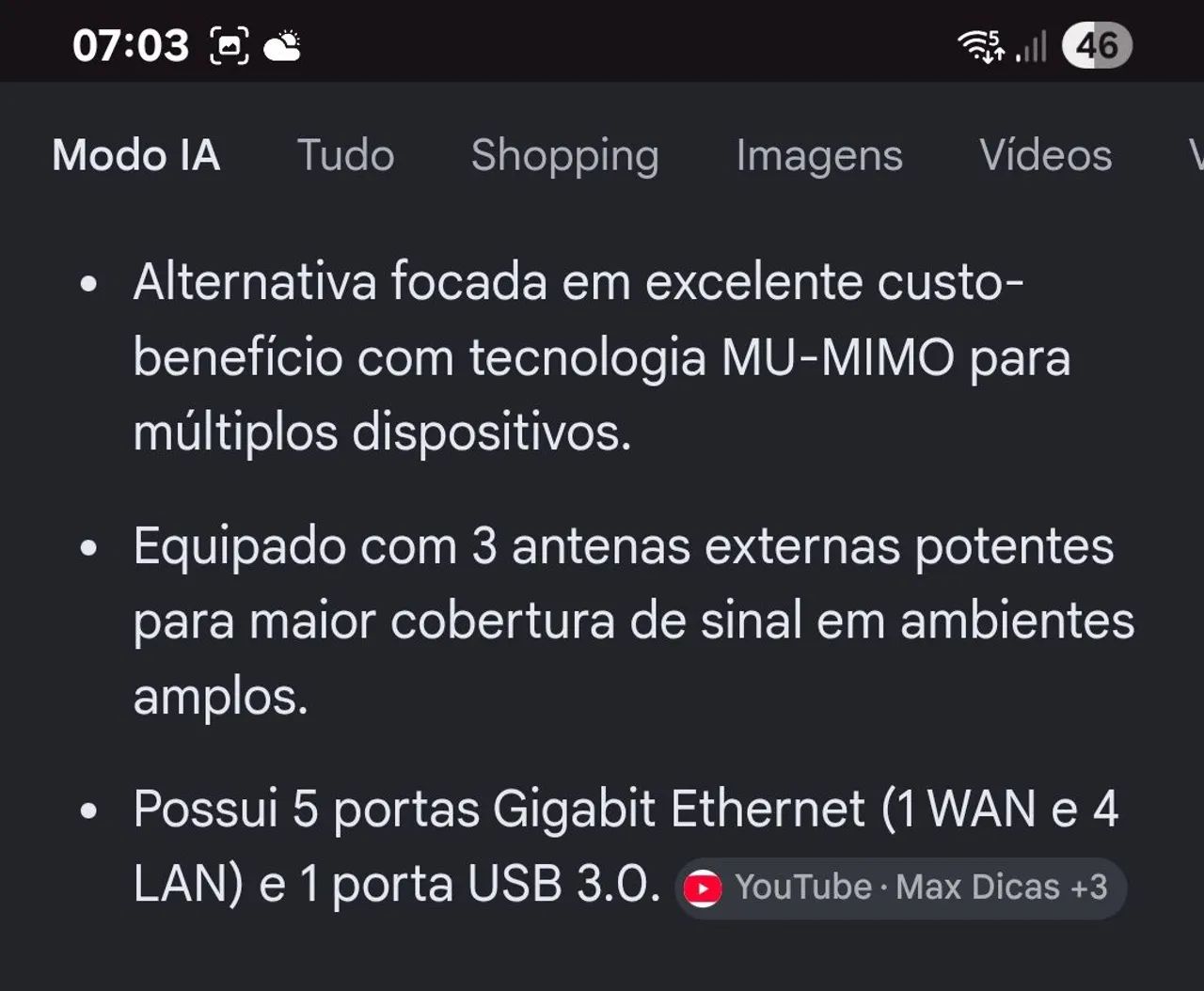 Roteador ASUS AC 1900 - Foto 4