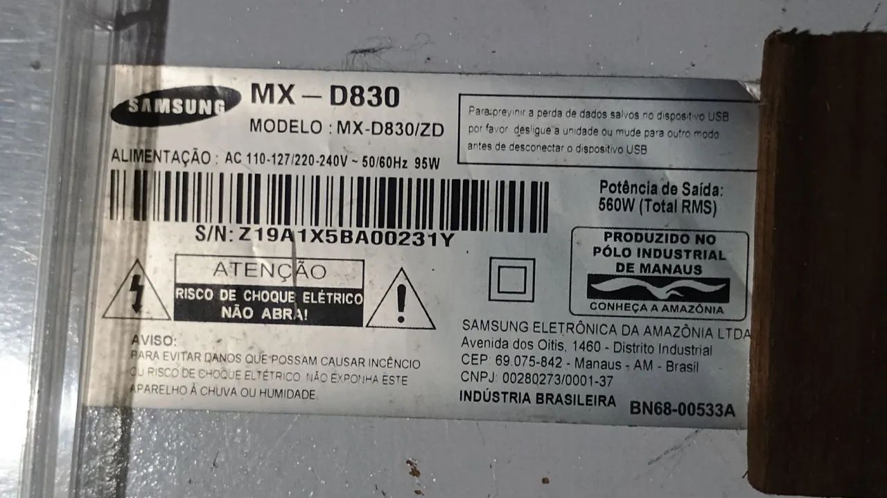 Placa de Funções Samsung MX D830 - Foto 4