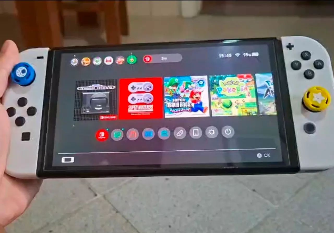 Nintendo Switch OLED Branco Completo - Foto 3
