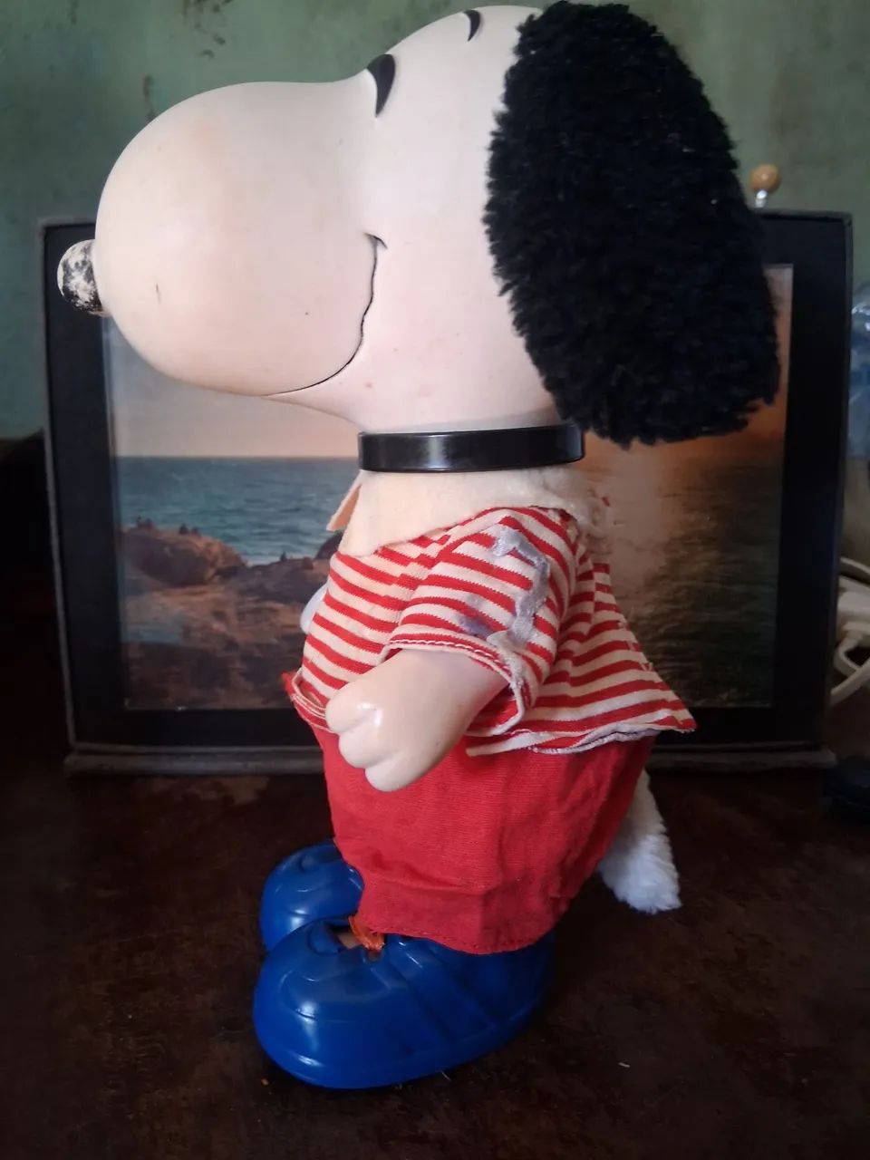 Boneco snoopy,vintage,anos 80,estrela - Foto 4