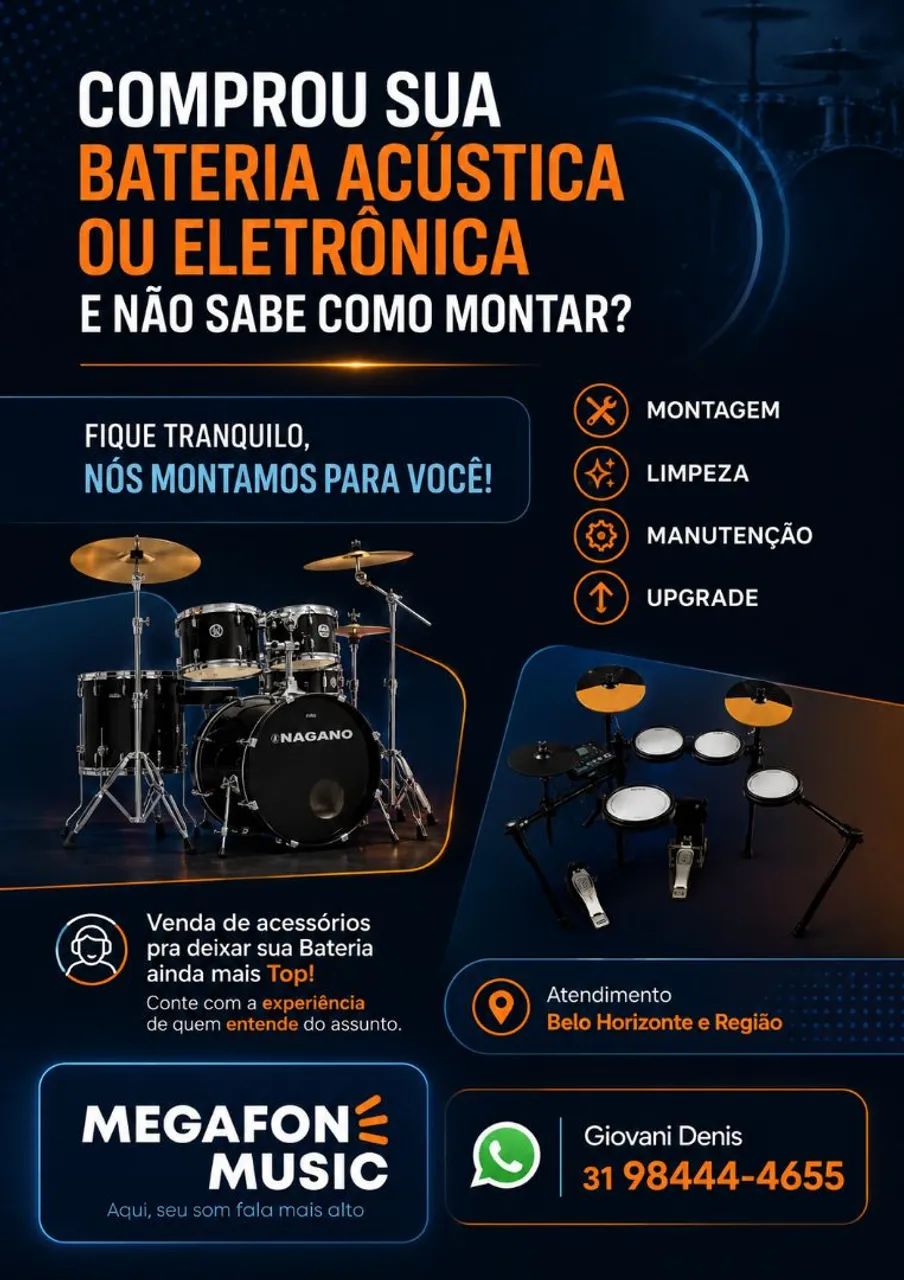 Montagem e Manutenção em Bateria Musical 